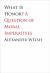 What Is Honor? : A Question of Moral Imperatives