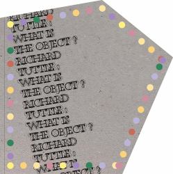 Richard Tuttle : What Is the Object?