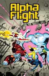 Alpha Flight by Mantlo and Lee Omnibus Jim Lee Cover