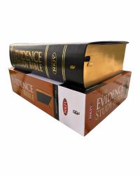 NKJV Evidence Study Bible : Recycled Cowhide Leather Bible in a Presentation Box