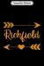 Composition Notebook : RICHFIELD WI WISCONSIN Funny City Home Roots USA Women Gift Journal/Notebook Blank Lined Ruled 6x9 100 Pages