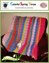 Colorful Spring Throw - Crochet Pattern