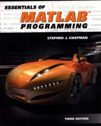 Essentials of MATLAB Programming