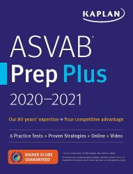 ASVAB Prep Plus 2020-2021 : 6 Practice Tests + Proven Strategies + Online + Video