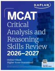 MCAT Critical Analysis and Reasoning Skills Review 2026-2027 : Online + Book