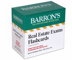 Real Estate Exams Flashcards, Third Edition: up-To-Date Review