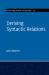 Deriving Syntactic Relations