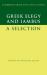 Greek Elegy and Iambus : A Selection