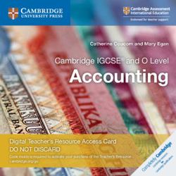 Cambridge IGCSE® and O Level Accounting : Digital Teacher's Resource Access Card