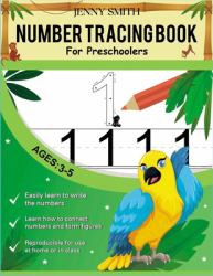 Number Tracing Book for Preschoolers : Practice for Kids with Pen Control, Line Tracing, Letters, and More! Learning the Easy Maths for Kids. Ages 3-5
