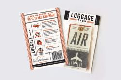 Luggage Tags : A Pack of Four Labels for Air, Rail, Land, and Sea