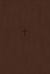 NIV, Thinline Bible, Large Print, Leathersoft, Brown, Red Letter, Thumb Indexed, Comfort Print