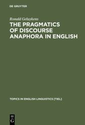 The Pragmatics of Discourse Anaphora in English : Evidence from Conversational Repair