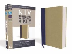 NIV Thinline Reference Bible Red Letter Edition [Large Print, Bla