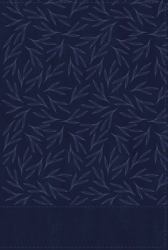 NIV, Thinline Bible, Large Print, Leathersoft, Navy, Red Letter, Thumb Indexed, Comfort Print