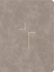The Jesus Bible, NIV Edition, Leathersoft, Stone, Comfort Print