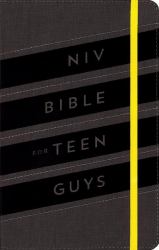 NIV, Bible for Teen Guys, Leathersoft, Charcoal, Elastic Closure : Building Faith, Wisdom and Strength