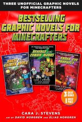 Bestselling Graphic Novels for Minecrafters (Box Set) : Includes Quest for the Golden Apple (Book 1), Revenge of the Zombie Monks (Book 2), and the Ender Eye Prophecy (Book 3)