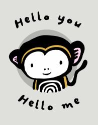 Hello You, Hello Me (Wee Gallery Cloth Book)