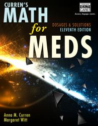 Curren's Math for Meds : Dosages and Solutions with Premium Web Site Printed Access Card