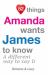 52 Things Amanda Wants James to Know : A Different Way to Say It