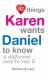 52 Things Karen Wants Daniel to Know : A Different Way to Say It