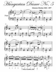 Hungarian Dance No. 5 Elementary Piano Sheet Music