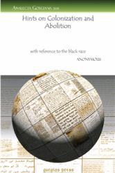 Hints on Colonization and Abolition