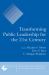 Transforming Public Leadership for the 21st Century