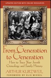From Generation to Generation : How to Trace Your Jewish Genealogy and Family History