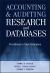 Accounting and Auditing Research and Databases : Practitioner's Desk Reference