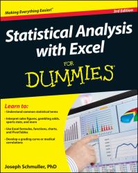 Statistical Analysis with Excel For Dummies