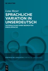 Sprachliche Variation in Unserdeutsch : Untersuchung Einer Bedrohten Kreolsprache