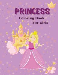 Princess : Coloring Book for Girls, Coloring Book with Princess