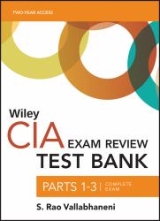 Wiley CIA Exam Review Test Bank 2019 : Complete Set (2-Year Access)