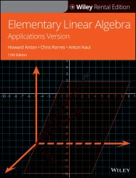 Elementary Linear Algebra
