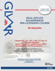 GLVAR Real Estate Salesperson and Broker Pre-Licensing Course : The State Portion