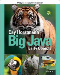 Big Java : Early Objects
