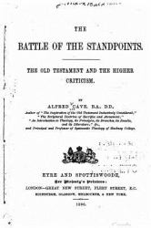 The Battle of the Standpoints, the Old Testament and the Higher Criticism