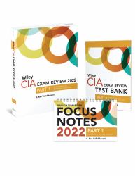 Wiley CIA 2022 Part 1: Exam Review + Test Bank + Focus Notes, Essentials of Internal Auditing Set
