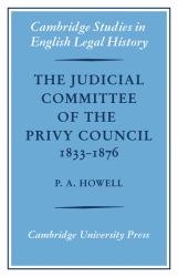 The Judicial Committee of the Privy Council, 1833-1876