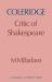 Coleridge : Critic of Shakespeare