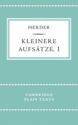 Kleinere Aufsätze I