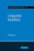 Linguistic Realities : An Autonomist Metatheory for the Generative Enterprise Linguistic Realities : An Autonomist Metatheory for the Generative Enterprise