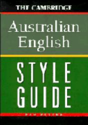 The Cambridge Australian English Style Guide