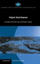 Unjust Enrichment : A Study of Private Law and Public Values