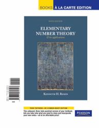 Elementary Number Theory, Books a la Carte Edition