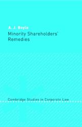 Minority Shareholders' Remedies