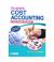 Cost Accounting : A Self Study Textbook Cost Accounting : A Self Study Textbook