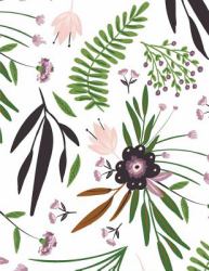 Flower Notebook : Flower Notebook Journal Lined Ruled Page for Girl Women Great for Writing Floral Blossom Leaves Nature Garden Cute Princess Diary Note Pad Colorful Sweet Plant Composition Book (Large, 8. 5 X 11 Inches)